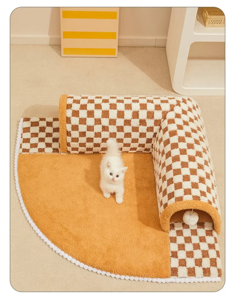 Interactive Cat Play Tunnel