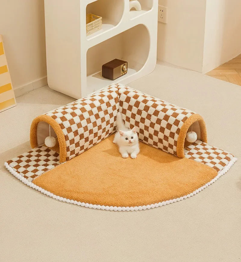 Interactive Cat Play Tunnel