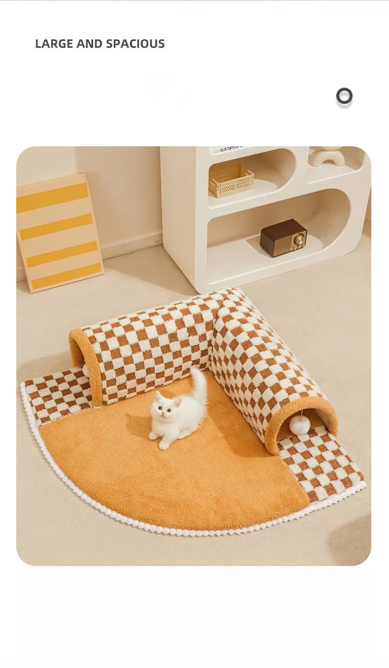 Interactive Cat Play Tunnel