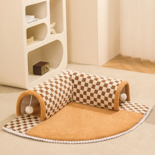 Interactive Cat Play Tunnel